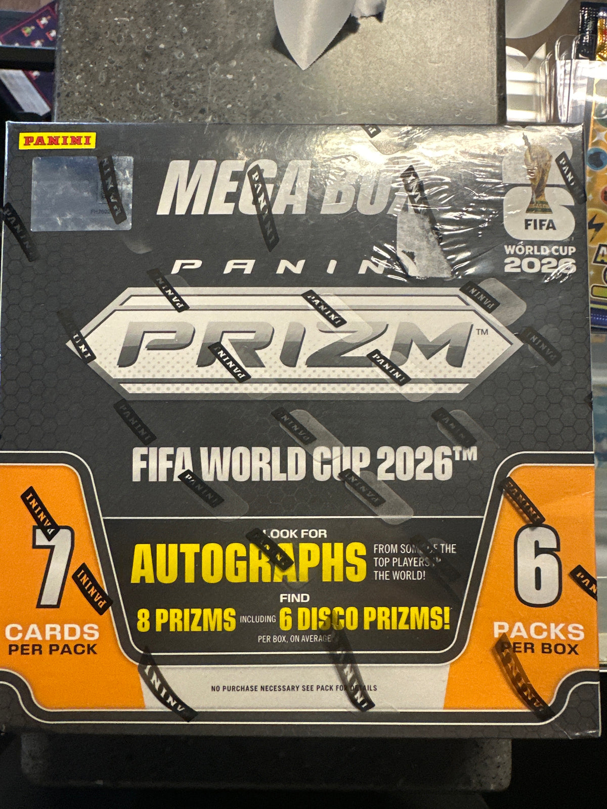 2026 FIFA World Cup Panini prism mega box