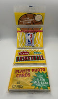 1990-91 Fleer Basketball Rack Pack 45 cards