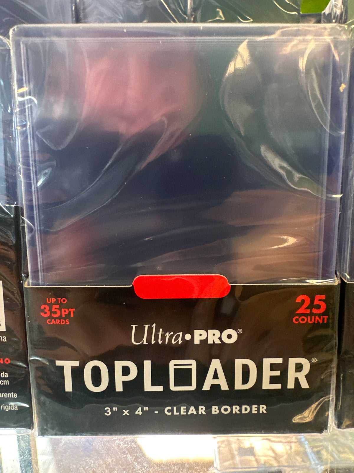 Ultra pro 25ct 3”x4” top loaders