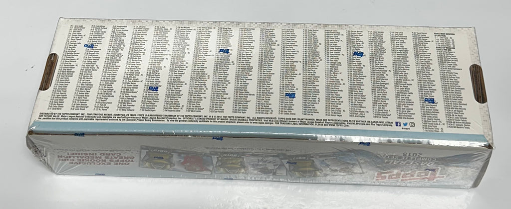 2018 Topps Baseball Complete Set Target Rookie Medallion Retail Version