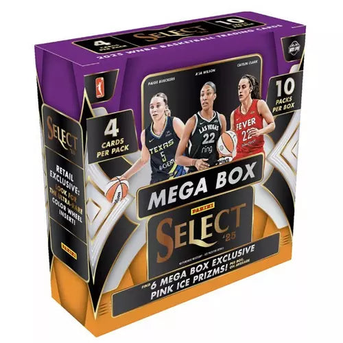 2025 Panini Select WNBA Trading Card Mega Box